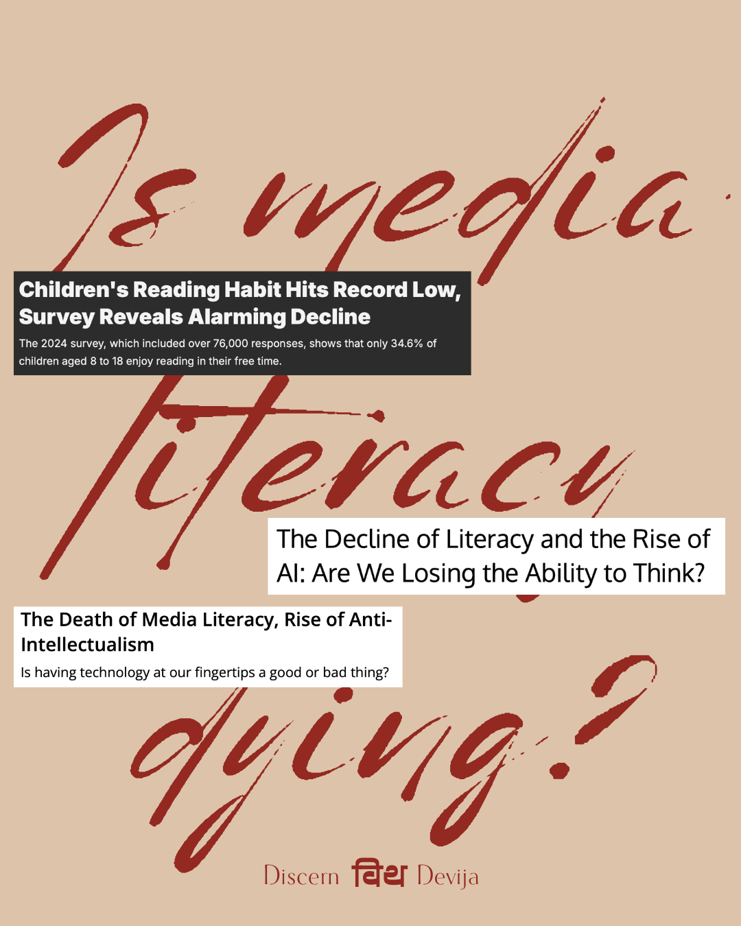 Is media literacy already dead?